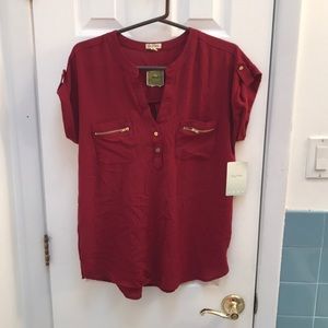 NWT Red Blouse